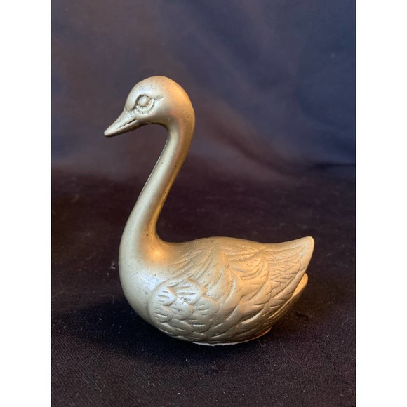 Vintage Brass Duck Figurine Paper weight - Picture 1 of 11